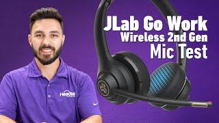 JLab Go Work 2nd Gen Mic Tests Vs Background Noise