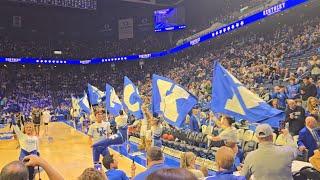Kentucky Wildcats take the floor before game against Brown (December 31st, 2024)