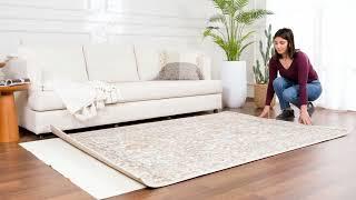 Nonslip Rug Pad - Thin PVC Rug Pad