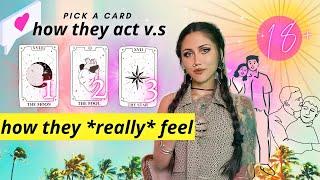 No B.S- how do they *really* feel? Pick A Card - Psychic Tarot Reading 18+