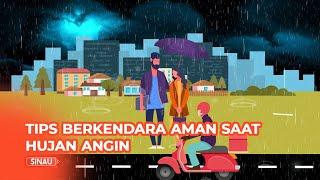 Tips Aman Berkendara bagi Pemotor di Musim Hujan dan Angin Kencang