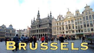 Brussels, Belgium - Evening walk in  Brussels - Brussels 4K ultra HD