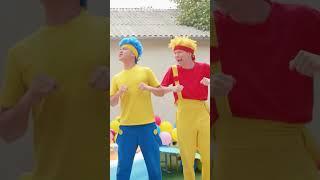 Ducklings in the Pool | D Billions VLOG English #shorts #forkids