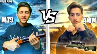 Awm Vs M79 Best Gun Battle | 50,000 Diamond  Challenge As Gaming Vs As Rana - Garena Free Fire