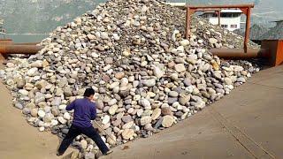 【6】Ship unloading gravel｜船舶卸载砂石