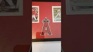 Mike Trout Los Angeles Angels Display Custom Framed MLB Baseball 2 Card Plaque - Trading Frames