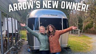 Meet My Airstream's NEW OWNER!  Dana's Solo Plans & RV Walk Through | Airstream Caravel 22FB