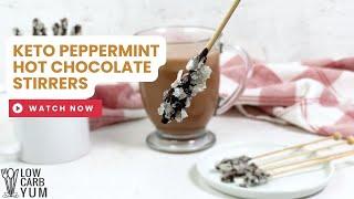 Peppermint Hot Chocolate Stirrers