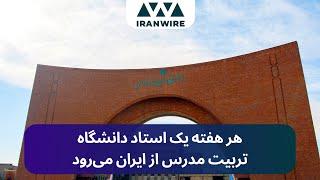 هر هفته یک استاد دانشگاه تربیت مدرس از ایران می‌رود