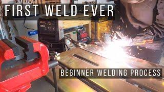 First Time Welding with Hobart Handler 140