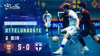 Highlights (6 min.) | Portugali–Suomi 5–0 | FIFA Futsal World Cup 2024 qualifications | 15.12.2023