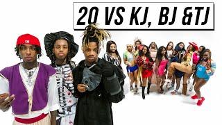 20 COSTUMES VS 3 INFLUENCERS: TJ KJ & BJ (TKB)