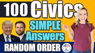 2025 U.S. Citizenship Official USCIS 100 Civics Questions 2008 version v1R1 #citizenshipwithjackie