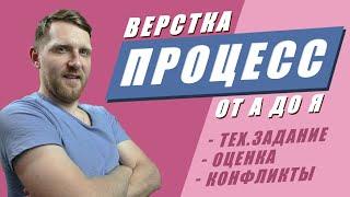 Верстка сайта. Весь процесс от задания до сдачи проекта. // Учимся  #Домавместе
