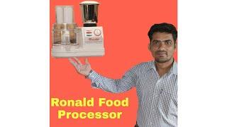 All about Ronald Food Processor