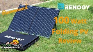 Renogy 100watt 12v Foldable Solar Suitcase Review