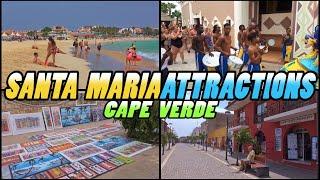 SANTA MARIA Attractions - Sal Island - Cape Verde (4k)