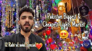 12 Rabi-ul-Awal k Liye Light Price Pta Krny Gy | Vlog 11 | Decoration Lights Price | Muhammaddanish