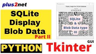 Tkinter displaying Blob data from SQLite database table to show pictures with other text data