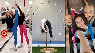 GYMNASTIC CHALLENGE IN TARGET ft Sofie Dossi & Rybka Twins