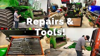 Combine repairs & service cart tour. (Part 1)