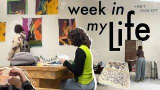 ONE WEEK: art class, handiwork, planning an art market!