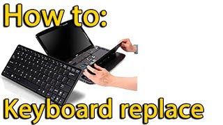 How to replace keyboard on Sony VAIO PCG-6S5P VGN-SZ6RXN laptop