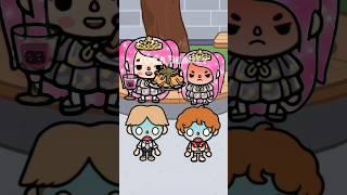 Evil black hair wants to disguise itself as good pink hair (PT.2) #tocaboca #tocalifeworld #shorts