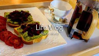 Silent Vlog | Roasted Beet Crostini | What I Eat For Breakfast | Dehydrating Oranges | Tea Making