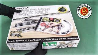 Bachmann HO-Scale Electric Model Railroad Track Pack Set Unboxing & Review