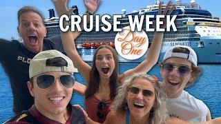 Caribbean New Year's CRUISE Vacation 2023 | Day 1: Boarding the Ship and Cabin TOURS