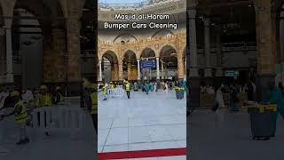 Masjid al-Haram Bumper Cars Cleaning | Dia Explores | Umrah Vlog