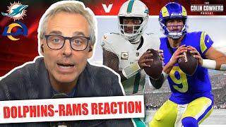 Dolphins-Rams Reaction: Tua outduels Matt Stafford, Miami AFC Wild Card? | Colin Cowherd NFL