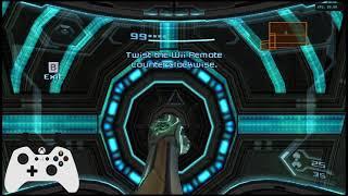 Metroid Prime 3 with xbox controller - motion controls demonstation