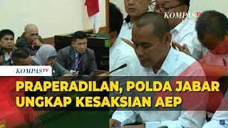 Sidang Praperadilan Pegi Setiawan, Polda Jabar Ungkap Kesaksian Aep di Kasus Vina Cirebon