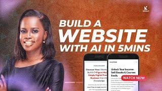 How To Build a FAST Website Using AI for FREE 