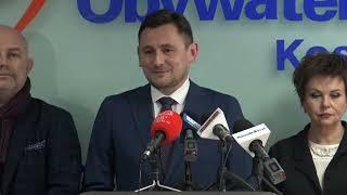 Tomasz Sobieraj, radni KO i Jan Kuriata o konfliktach koszalińskich władz