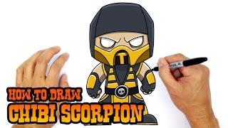 How to Draw Mortal Kombat | Scorpion