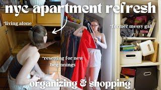 Organizing my NYC apartment *CLOSETS & KITCHEN* A vlog.