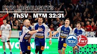 Mit Tor in letzter Sekunde: ThSV besiegt Tabellenführer Melsungen | Dyn Highlights | 1. HBL