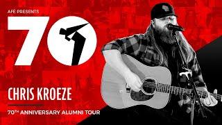 Country artist Chris Kroeze kicks off Armed Forces Entertainment's 70th Anniversary Alumni Tour