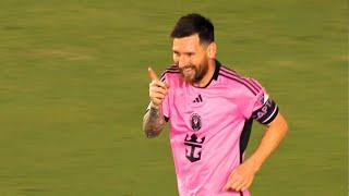 Lionel Messi GOATed vs New England - Amazing HAT TRICK!