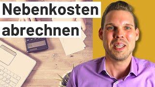 Nebenkostenabrechnung für Vermieter verständlich erklärt #FragSven