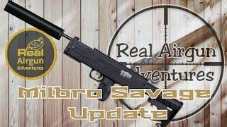 Milbro Savage Air Rifle Update. Silencer Mod.