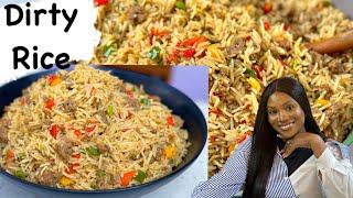 How to make Dirty Rice for beginners | Minced Meat Rice | dinner recipe