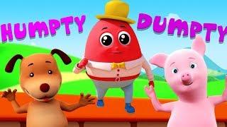 Humpty Dumpty Sentado Em Uma Parede | Canção Para Bebês | Rima De Berçário | Humpty Dumpty Rhymes