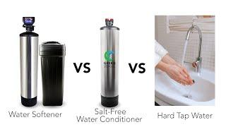 Benefits of Soft Water? Water Softener vs. Salt Free Water Conditioner vs. Tap Water