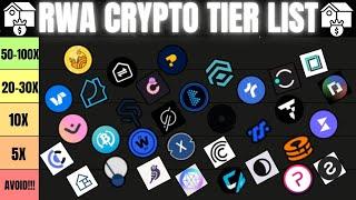 ULTIMATE RWA CRYPTO TIER LIST FOR 2025!!! (5-100X)  #tierlist #rwa