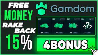 GAMDOM PROMO CODE: "4BONUS" FREE MONEY 15% RAKEBACK 7 DAYS (gamdom promo code 2025)