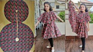 New Idea Double Circle Dress design Very Easy Cutting and Stitching.